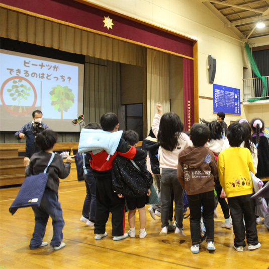 市原市の小学校でピーナツ授業を開催